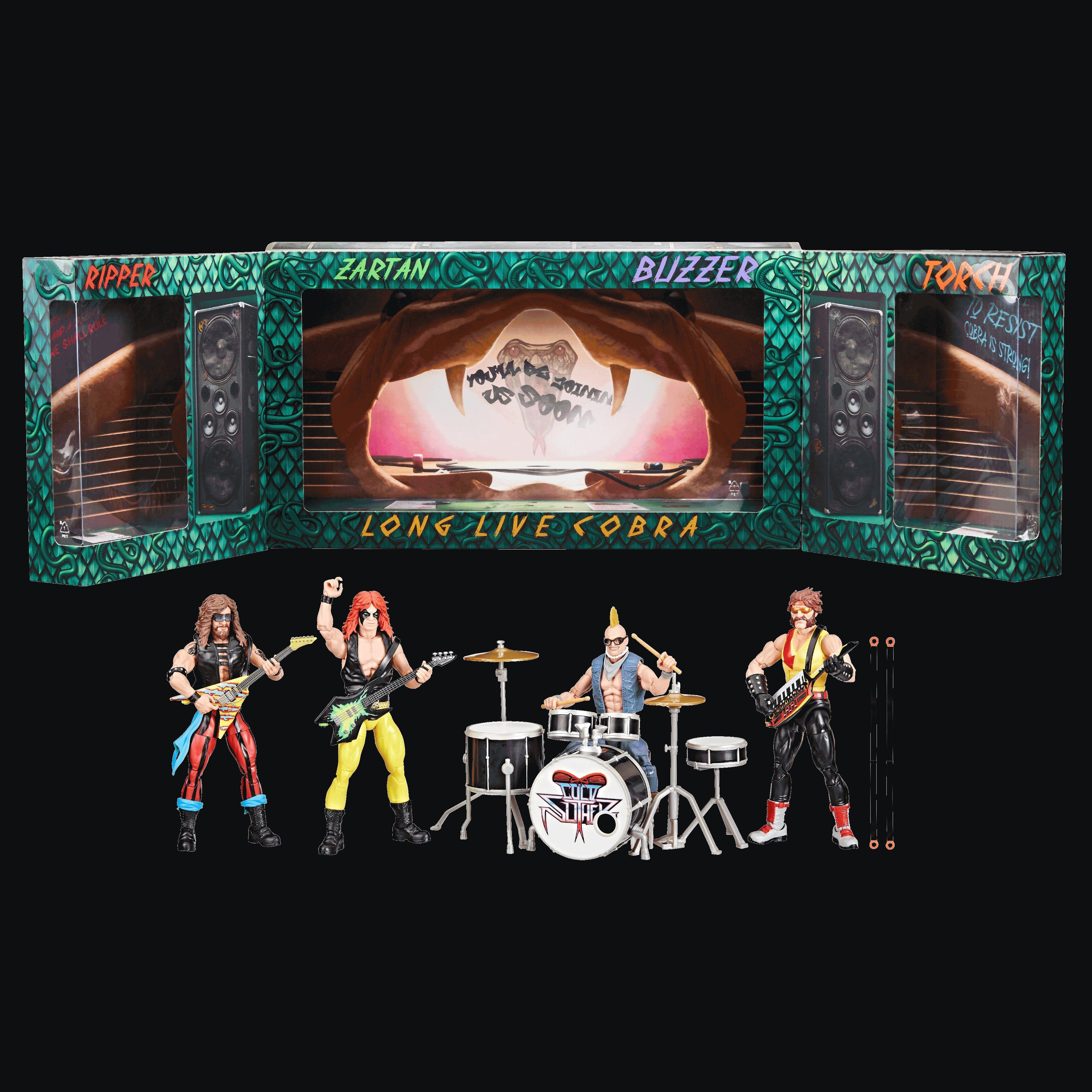 G.I. Joe Classified Series #163, Dreadnoks Cold Slither: Band of Vipers Tour Commemorative Action Figure Set