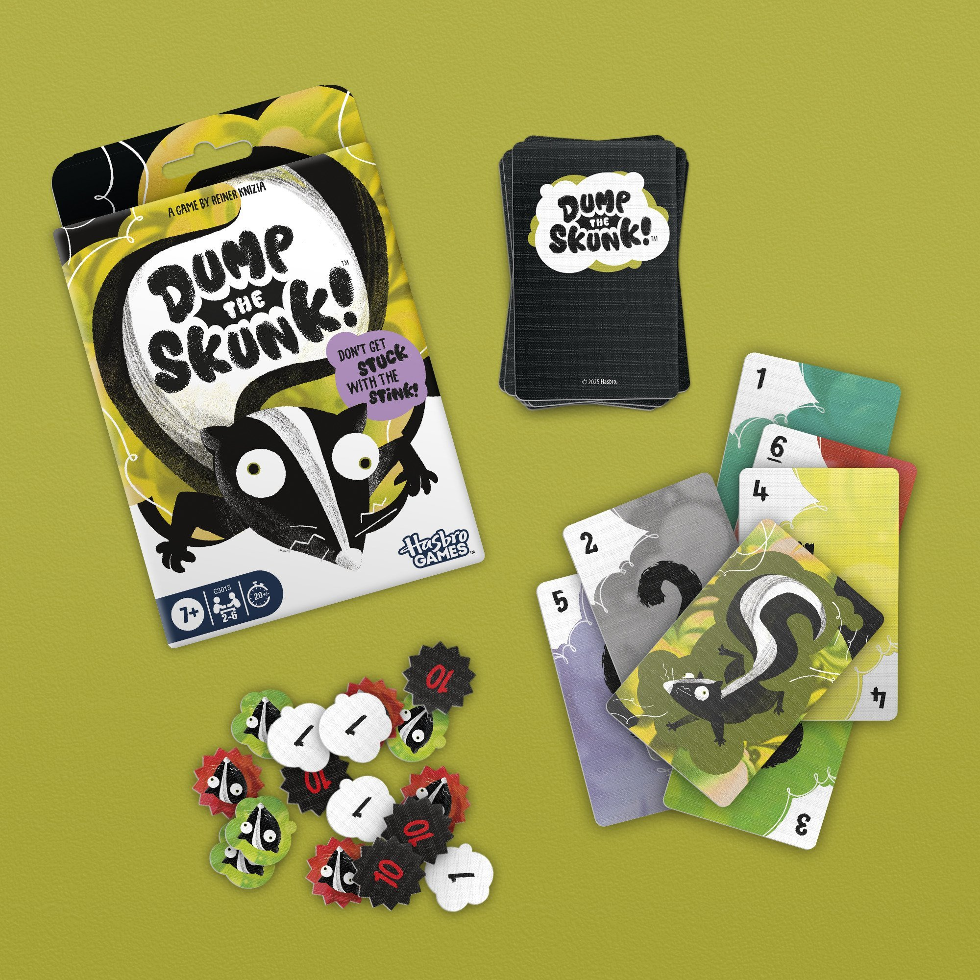 Dump the Skunk! Family Card Game