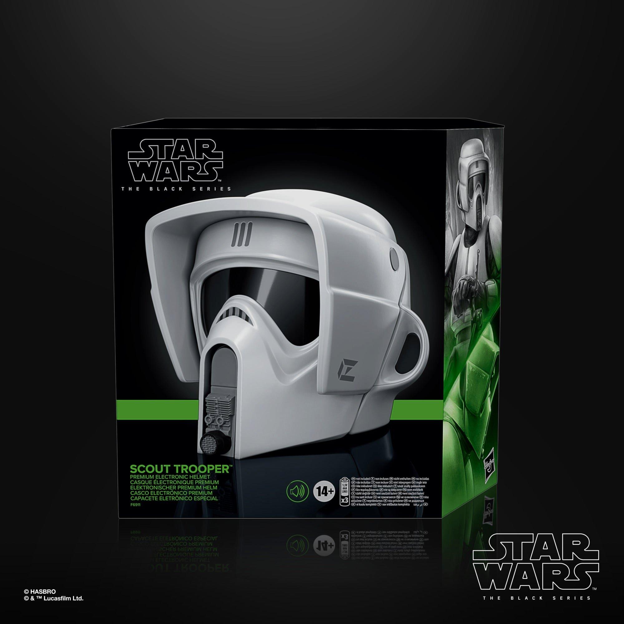 STAR WARS The Black Series Scout Trooper Premium Helmet
