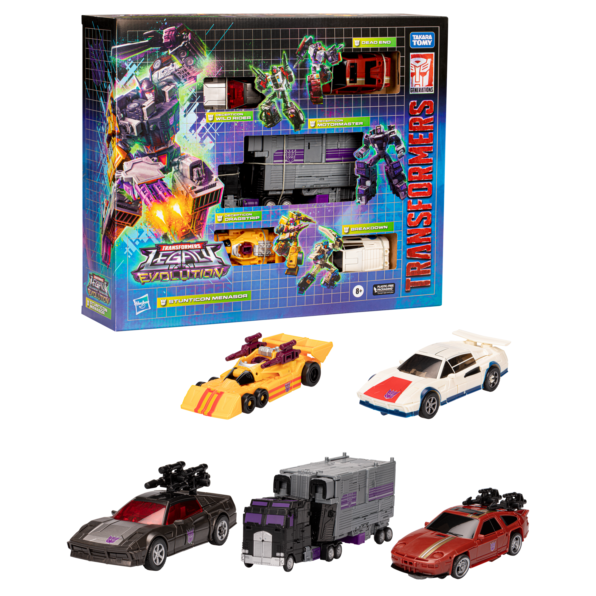 Transformers Legacy Evolution Stunticon Menasor Multipack