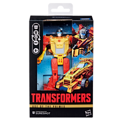 Transformers Age of the Primes Deluxe Class Targetmaster Sureshot